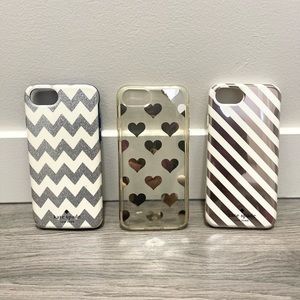 Kate Spade Iphone 7/8 Phone Case Bundle